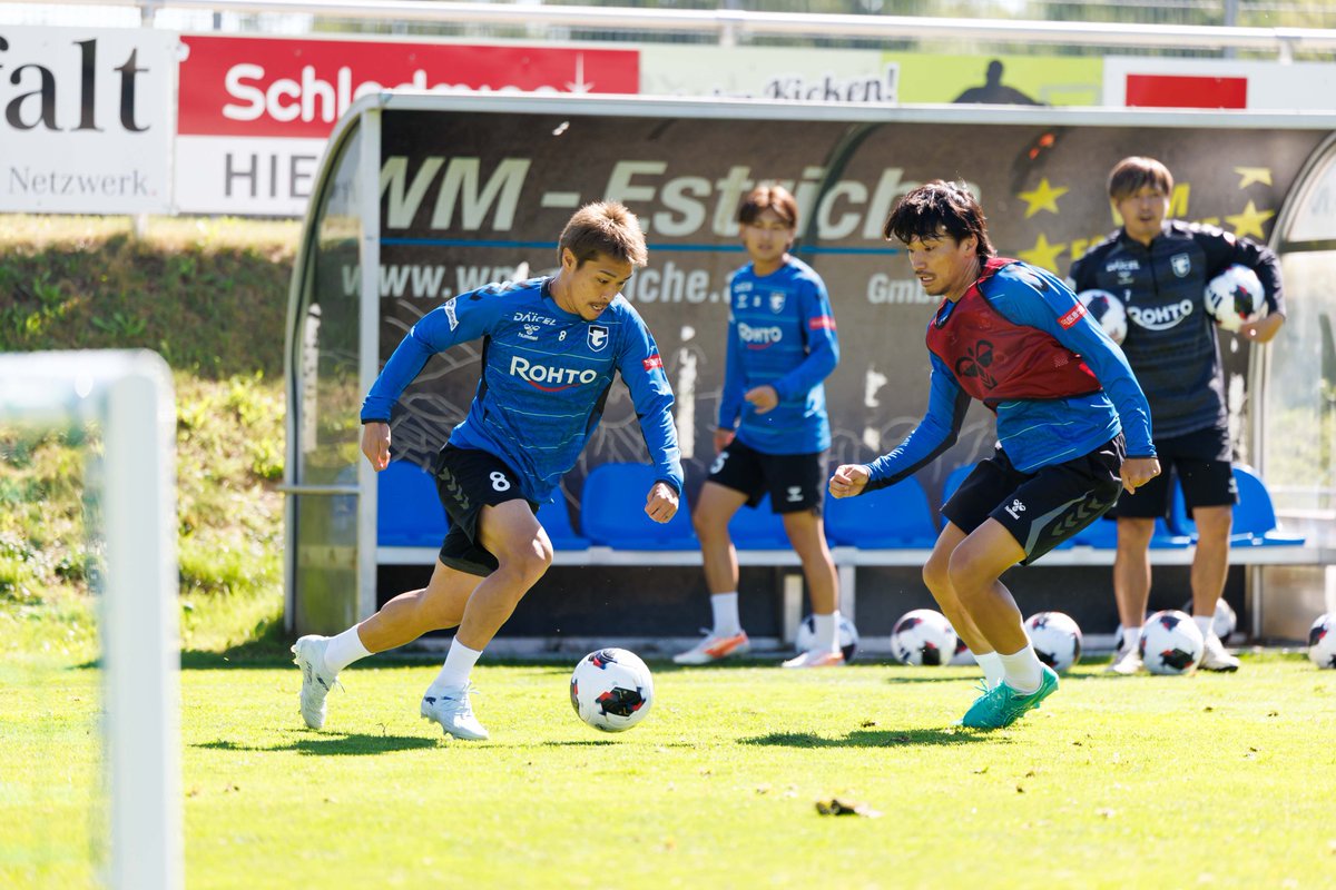 GAMBA_OFFICIAL's tweet photo. 🇦🇹オーストリアキャンプ DAY5☀️

キャンプ期間中で一番の快晴のもと、初のトレーニングマッチとなるACスパルタ・プラハ戦に向けてコンディションを整えました💪

🎥キャンプレポート随時配信中！
https://t.co/f1D60gb8GQ

#ガンバ大阪 #GAMBAOSAKA https://t.co/fq1owppddg