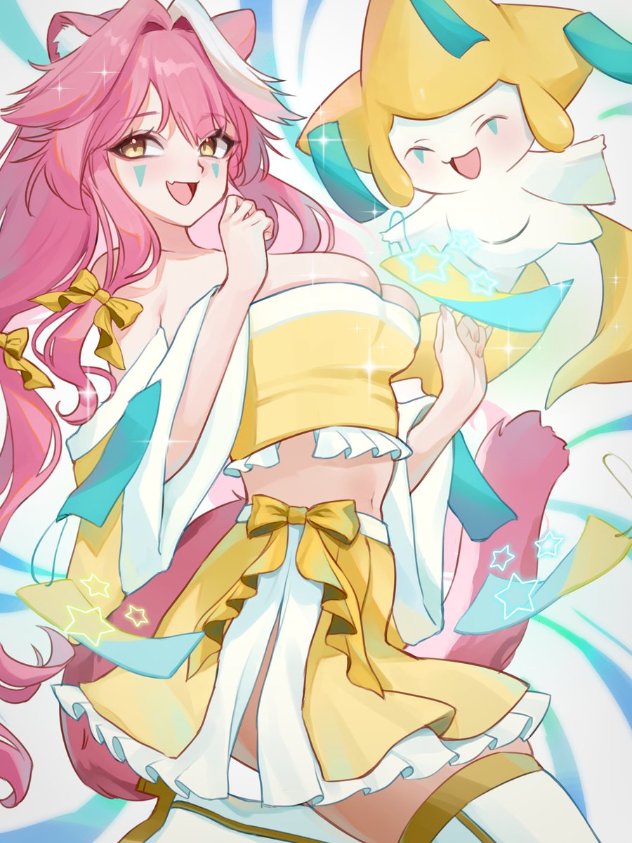 tsuna_katsuoka's tweet photo. ✨Raora×Jirachi✨
What kind of wish did you make for Tanabata?

#RaorArt https://t.co/JgMRi5ldrj