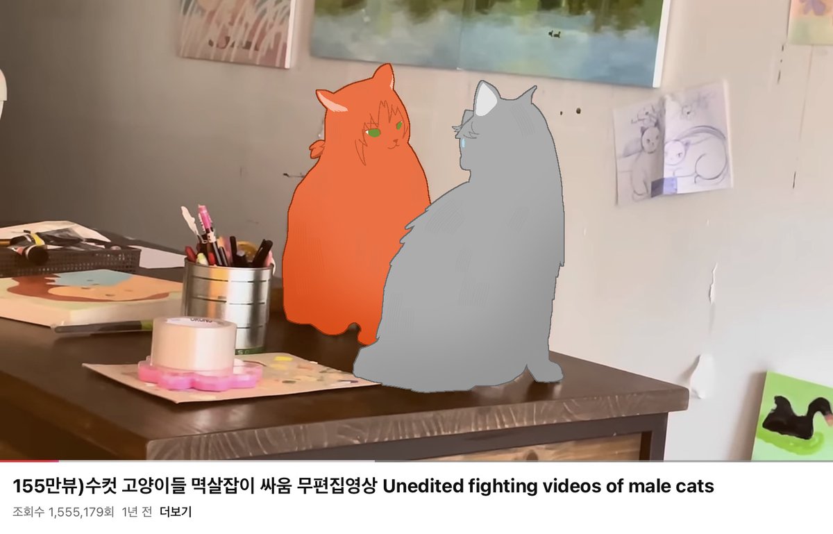 ec_6d51's tweet photo. 라이하 고양이들 ��살잡이 싸움 무편집영상 https://t.co/OftgIJ5r7I