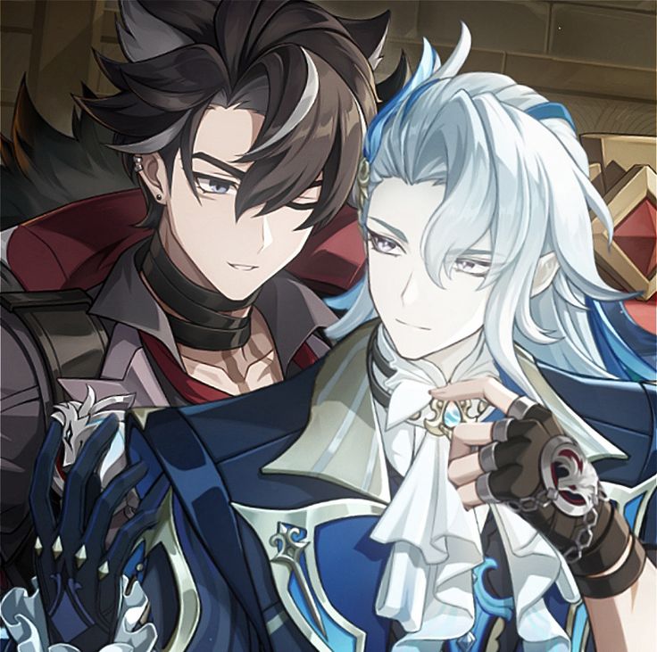 AzulejoDPiscina's tweet photo. Judge me based on my top 4 genshin ships 

(o quarto lugar está reservado para um ship que é oc x canon mas eu não tenho desenho deles ok mas eu amo meus kinisaki) https://t.co/6ajay1BuFX