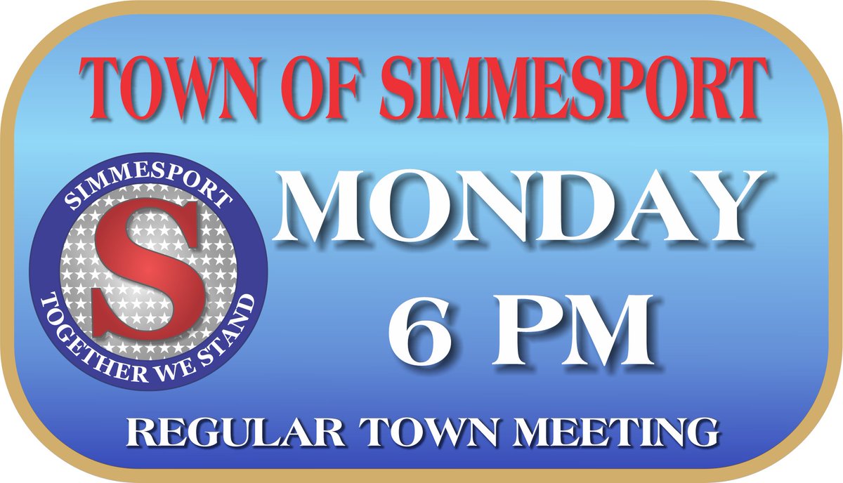 simmesport_town's tweet photo. The regular meeting of the Simmesport Town Council will be held on Monday, July 13, 2026. It will take place in the Council Room of the Simmesport Town Hall and will begin at 6 PM. Go to https://t.co/pifCbdfRxo to see the agenda. https://t.co/dAp0d8L1FV