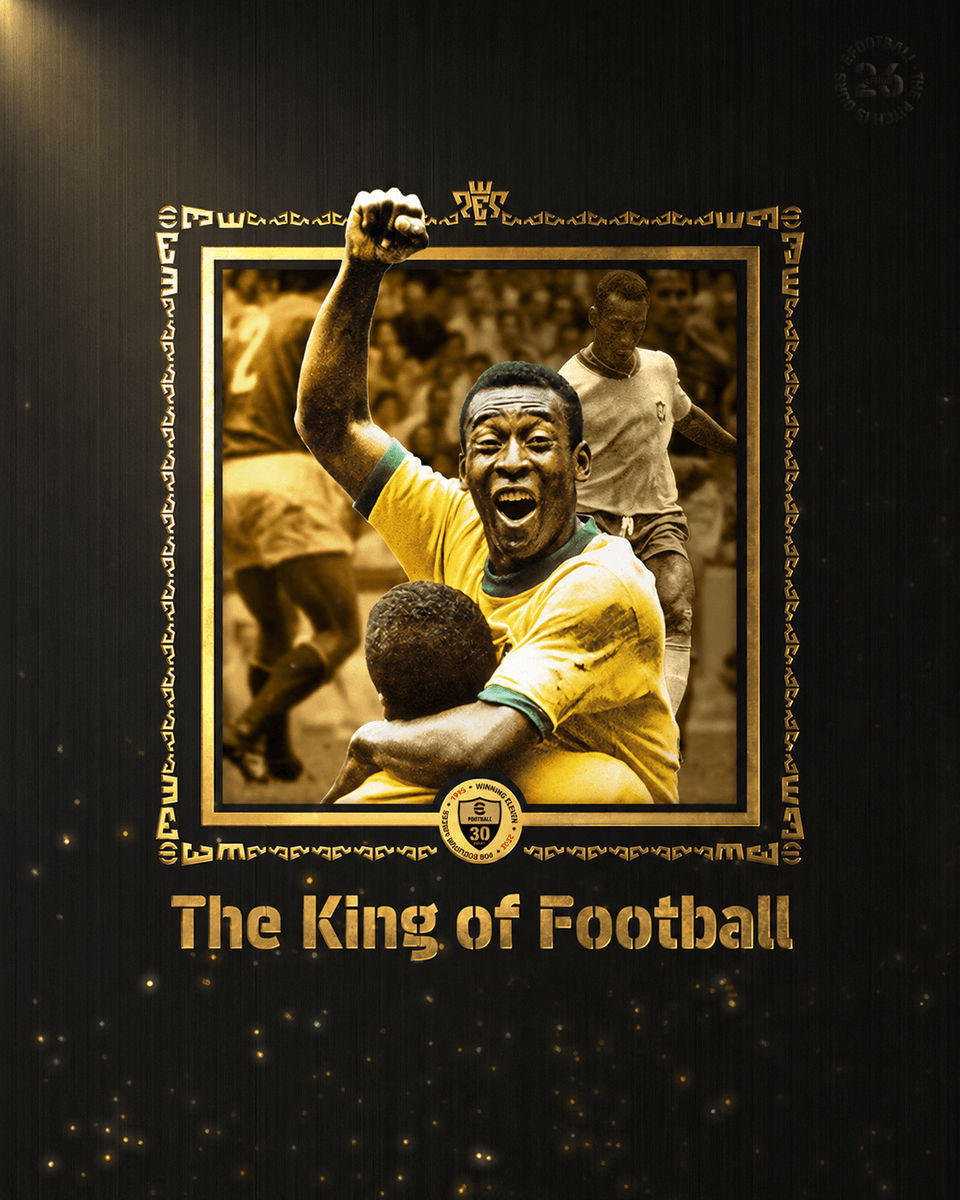 eFHUBx's tweet photo. #OnThisDay in 2025, Pelé made his eFootball™ Debut along with the introduction of World Classics! https://t.co/3BEbXENsBK
