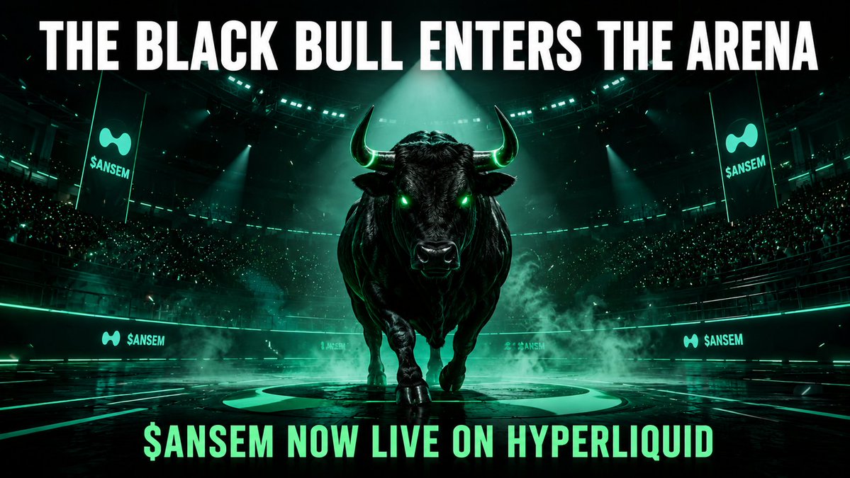 MarketBubble's tweet photo. JUST IN: solana:9cRCn9rGT8V2imeM2BaKs13yhMEais3ruM3rPvTGpump has been listed on Hyperliquid

Black bull mode https://t.co/RVOCB8ydtX