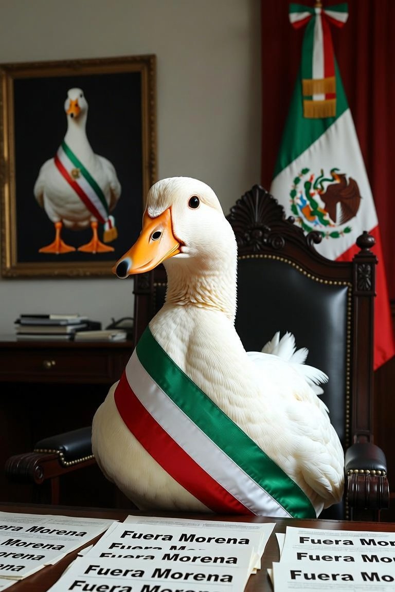 RicardoAlemanMx's tweet photo. Salió el peine!
Acto 1: La dueña del Pato Merlin dices que no asistirá a Palacio, porque Claudia no recibe a madres buscadoras!
Acto 2: El pato y su dueña aparecen felices en mañana de @Claudiashein !
Acto 3: La presidenta regaló una casa a dueña del Pato!
DIGNIDAD EN VENTA! https://t.co/kcagNQbNdz