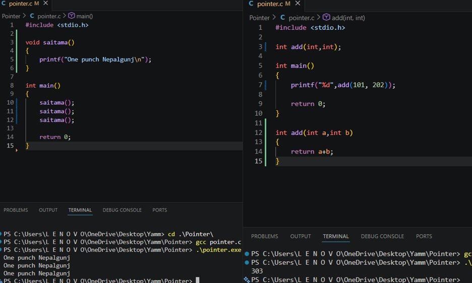 samyamss's tweet photo. #LSPPDay39
Today I explored functions in C, covering function declaration, definition, and function calls. I also practiced all four types of functions, understood pass-by-value.
@lftechnology
#60DaysOfLearning2026 #LearningWithLeapfrog https://t.co/tp6VVZnF4K