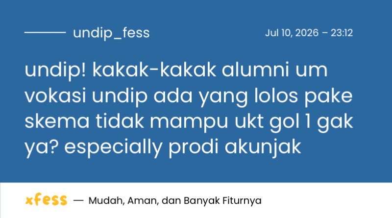 UNDIP MENFESS tweet media