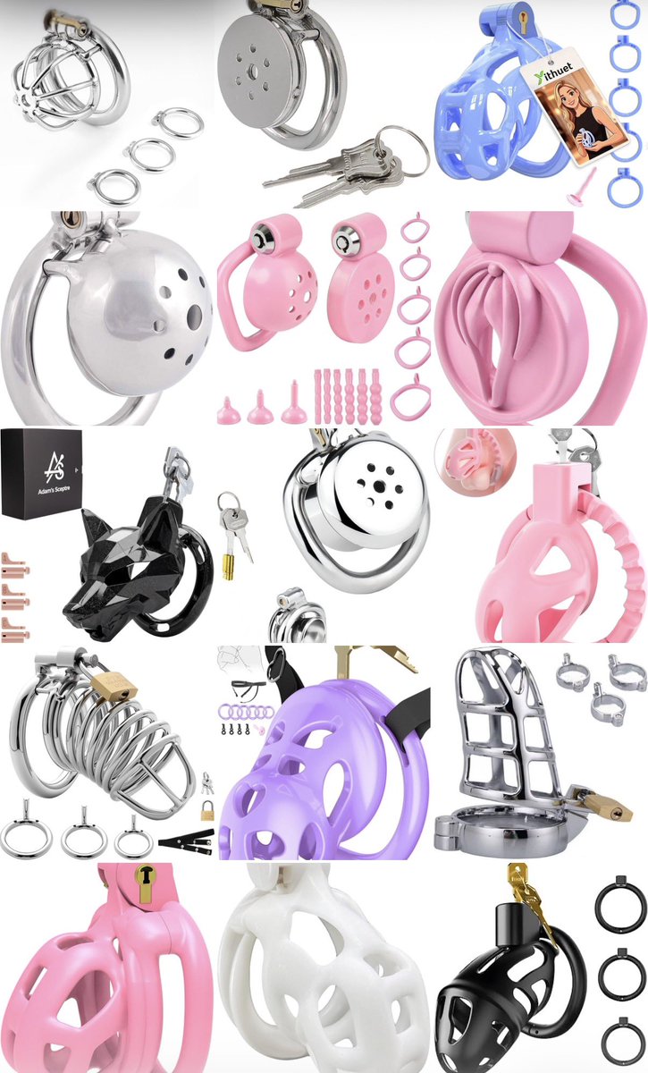 KateGilber25211's tweet photo. 🔒 PINK CHASTITY CAGE COLLECTION GIVEAWAY 💖

Massive bundle giveaway! Dozens of cages — black, pink, metal &amp; more. Perfect for sissy training! 😈

How to enter:
1.  ❤️ Like
2.  🔁 Repost
3. 💬 Comment( I need )

One winner picked soon! Good luck! 🍀🔒 https://t.co/XuBZaszo1j