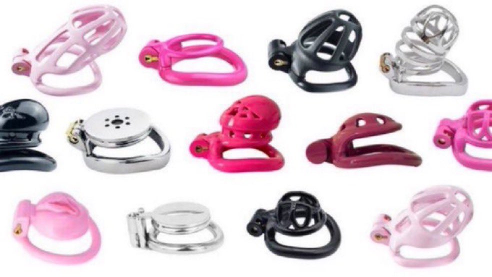 KateGilber25211's tweet photo. 🔒 PINK CHASTITY CAGE COLLECTION GIVEAWAY 💖

Massive bundle giveaway! Dozens of cages — black, pink, metal &amp; more. Perfect for sissy training! 😈

How to enter:
1.  ❤️ Like
2.  🔁 Repost
3. 💬 Comment( I need )

One winner picked soon! Good luck! 🍀🔒 https://t.co/XuBZaszo1j