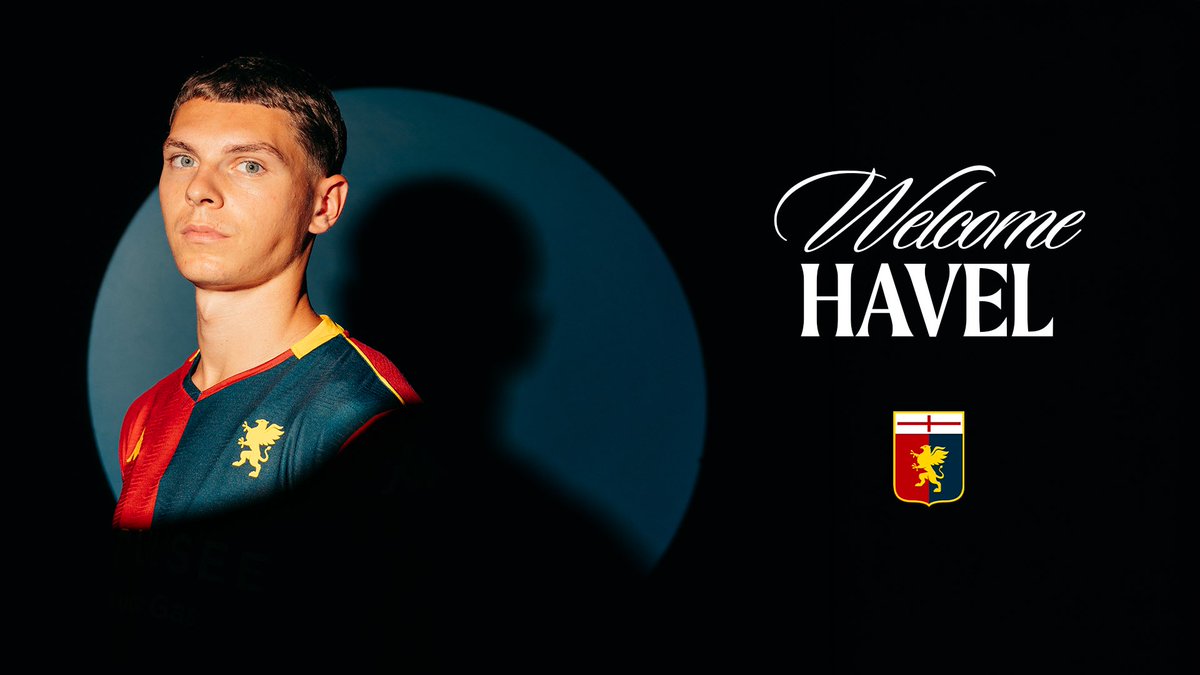 Tuttocalcionew2's tweet photo. ✅ UFFICIALE ✅
Elias #Havel è un nuovo giocatore del #Genoa
Arriva a titolo definitivo dall'#Hartberg 🤝
Contratto fino al 30 giugno 2030 ✍️
#Calciomercato
#Transfers
#SerieA https://t.co/tK61VgYMcn