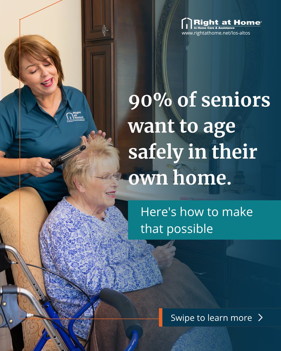 RAHLosAltosca's tweet photo. A safer home #supports a more independent life.
Simple home modifications today can help reduce fall risks, boost confidence, and make everyday living easier for #olderadults.
#SeniorCitizens #HomeCare #Tips #caregiver #safetyfirst #fallprevention #compassion #aging #seniorliving https://t.co/5K7Z8OM2er