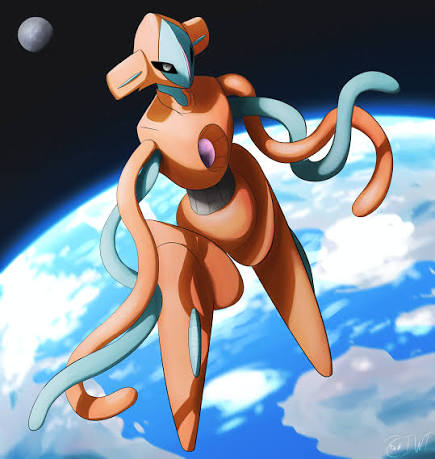StrayCatGrass's tweet photo. @Maxiartss Deoxys in every shape... https://t.co/VoneurqBck