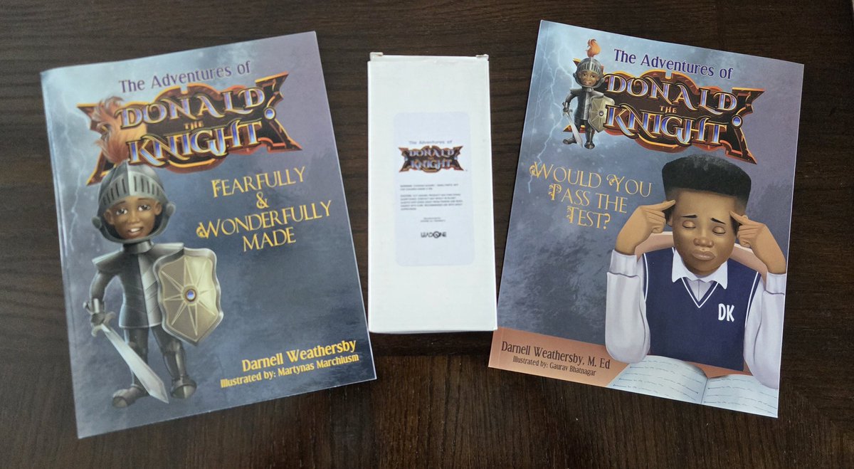 LeadOneLLC's tweet photo. Do you have all 3 items as part of your child's library? Thank you your continued support of The Adventures of Donald the Knight Experience! Order TODAY as we prepare to celebrate 13 years of God's faithfulness in and through The LeadOne Movement! 

https://t.co/l0fcdN7o9K https://t.co/RxD3C1DRmM