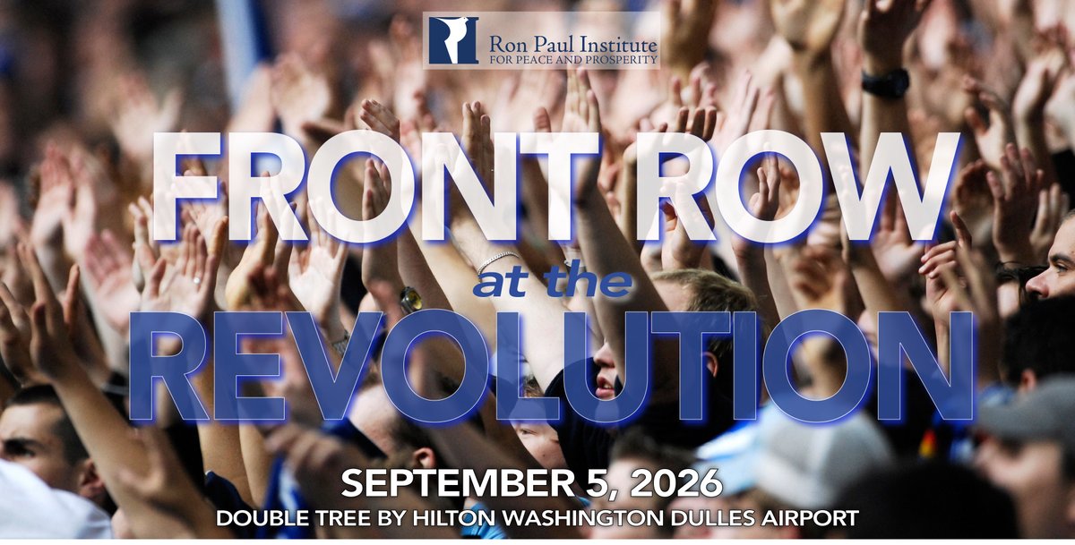 RonPaul's tweet photo. 'Front Row at the Revolution' - RPI Summer DC Conference info:
https://t.co/A7HK1sfXYQ https://t.co/o1bR4xYMOL