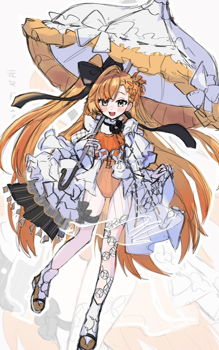 Leon0630claude's tweet photo. オバフロお嬢様のらくがき　とてもかわいい https://t.co/hDhG3Y8sBW