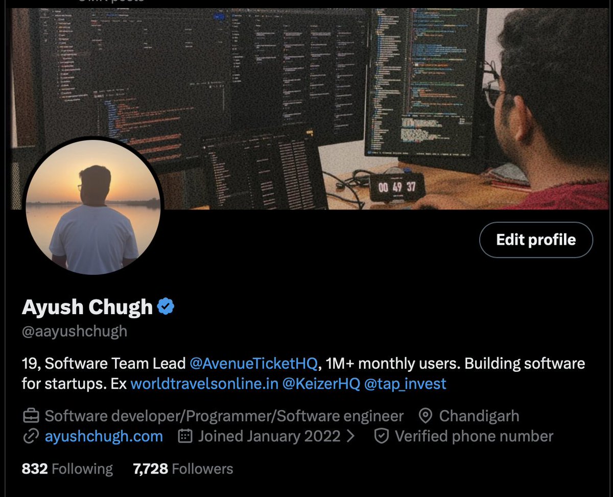 Ayush Chugh tweet media