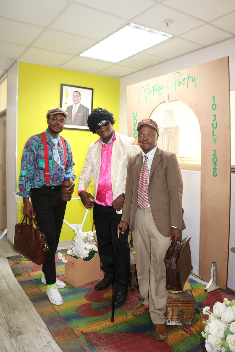 Udcorpzw's tweet photo. expansion.
We might be wearing the styles of the past today, but we will continue to contribute towards the achievement of Vision 2030.
#UDCORPAT40 #VintageDay #MilestoneYear #Throwback
#TheUdcorpCitizensWant
#Partneringtobuildtomorrow https://t.co/6fmeaVvpcX