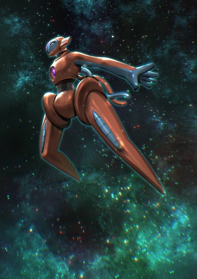 StrayCatGrass's tweet photo. @Maxiartss Deoxys in every shape... https://t.co/VoneurqBck
