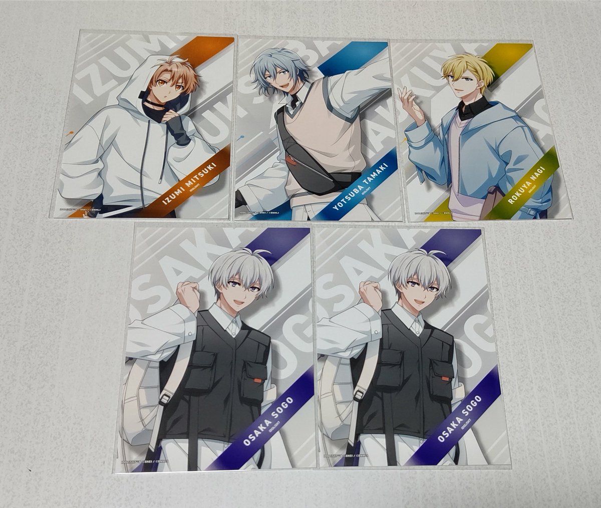 unimal2's tweet photo. [交換]
アイナナ ファミマ プリント ブロマイド ららぽーと L判

求⇒大和

譲⇒三月 環 ⭐️壮五2  ナギ

無印は定価＋送料での譲渡も可

郵送、手渡し(固定リプ欄参照)

#ととな取引 https://t.co/zxfMiSSDYz
