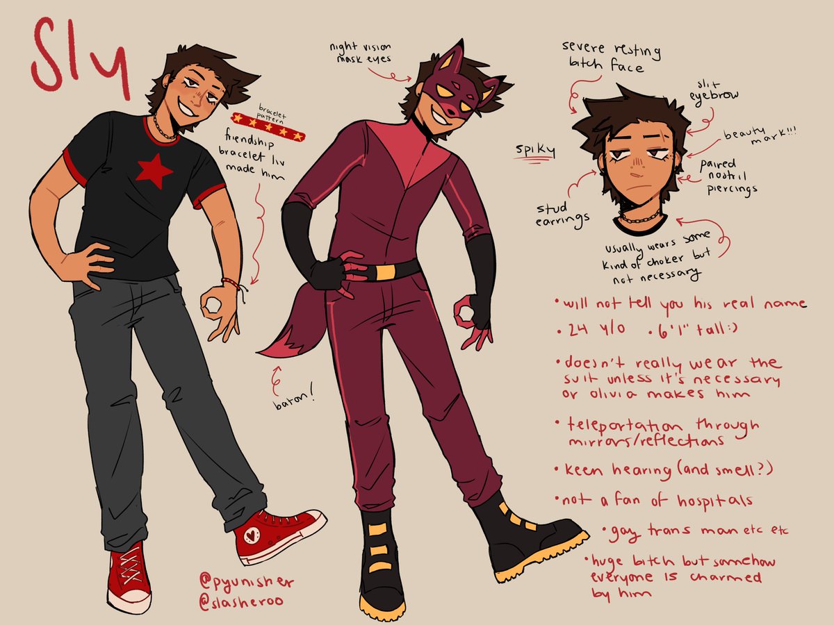 pyunisher's tweet photo. all of my artfight refs so far (i only need 1 more but its fucking me up bad) #artfight https://t.co/yPhVYUwxYu