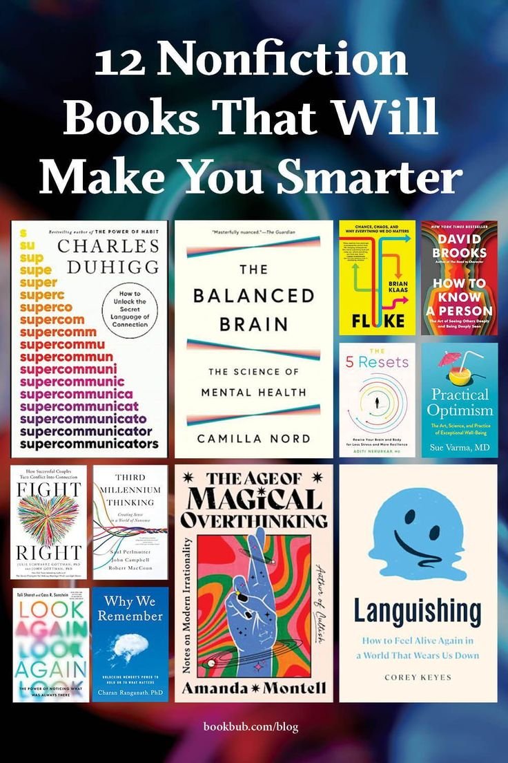 ItsMaryAI's tweet photo. 12 nonfiction books that will make you smarter...... https://t.co/Snz1olc30s
