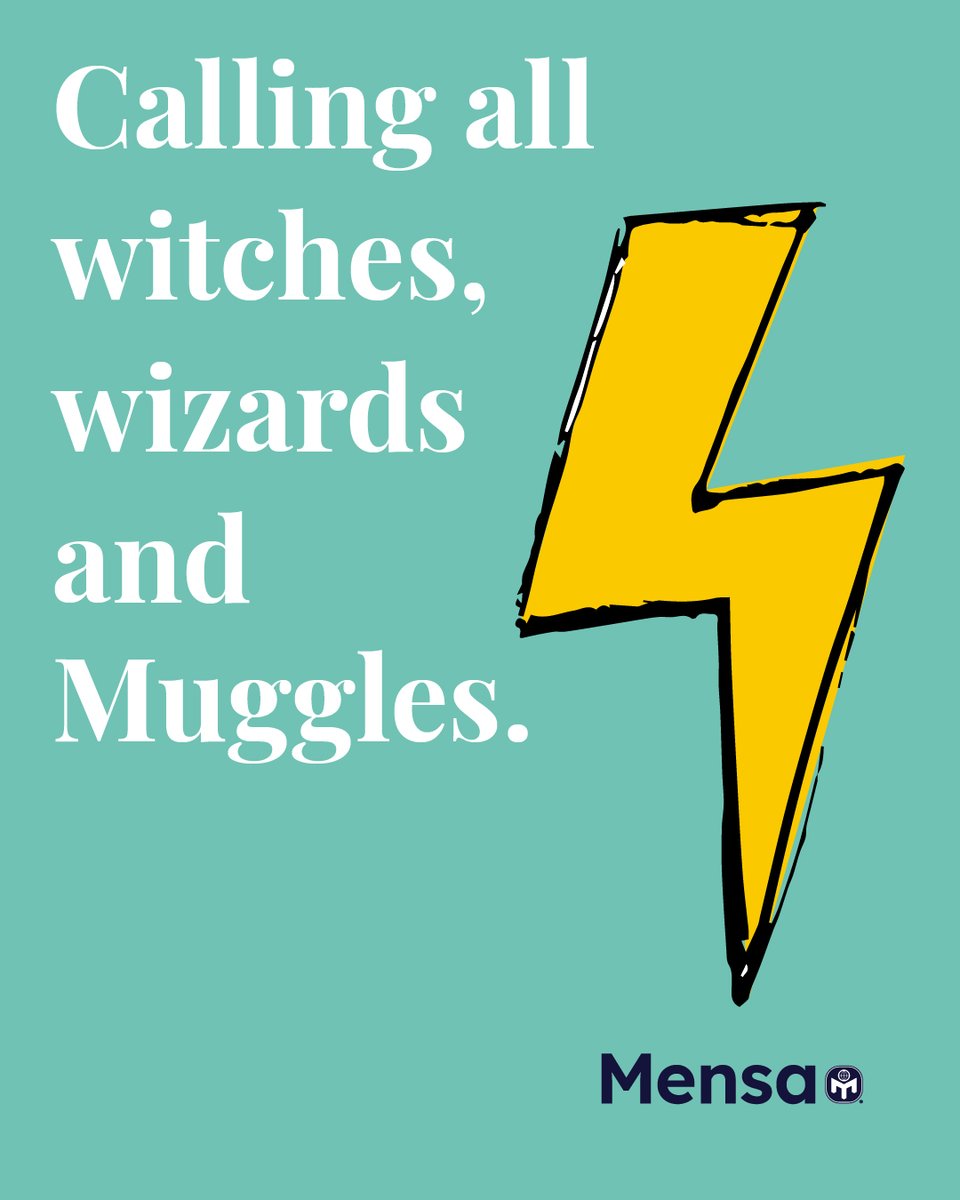 BritishMensa's tweet photo. Whether you know your Horcruxes from your Hallows or simply love the Wizarding World... ⚡

The Harry Potter SIG is one of many communities available to British Mensa members.

Find out if you're eligible for membership:
https://t.co/GVJ7Clm1Jq

#harrypotter #mensa https://t.co/E97LXPWfPO