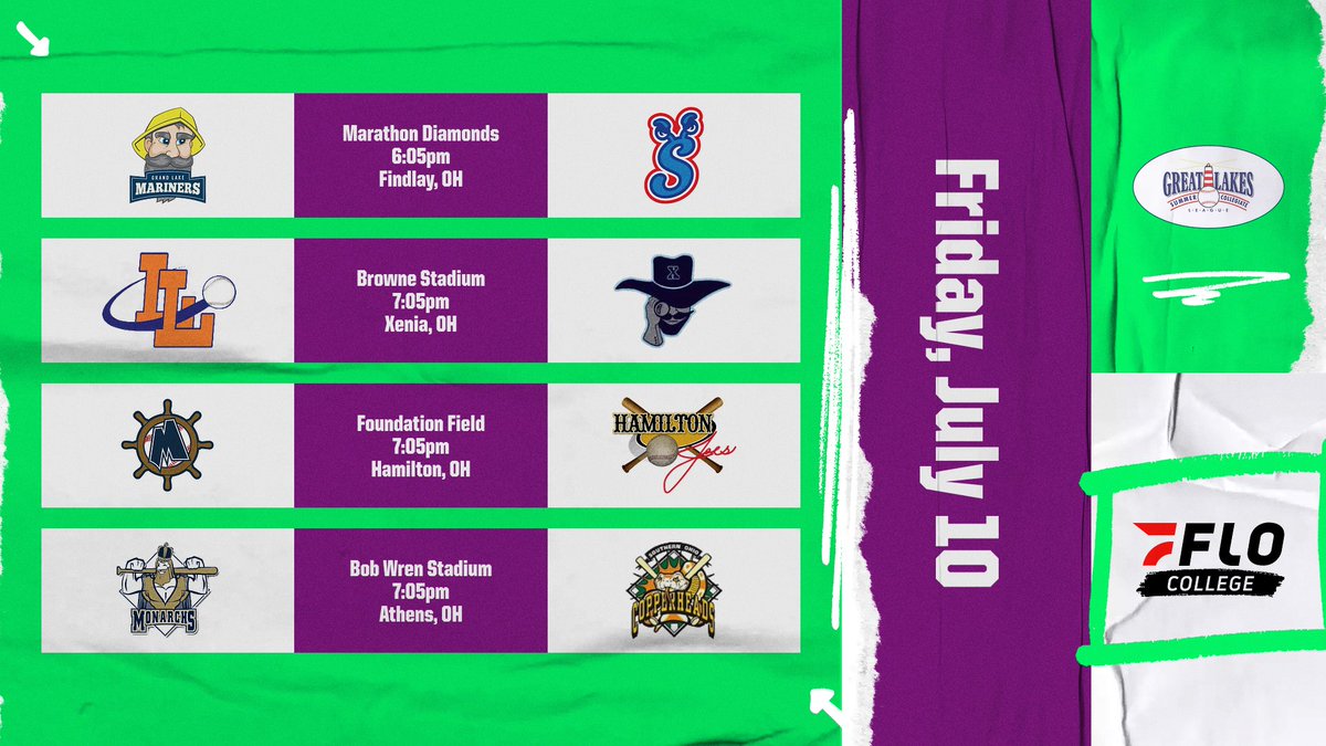 Great Lakes Summer Collegiate League tweet media