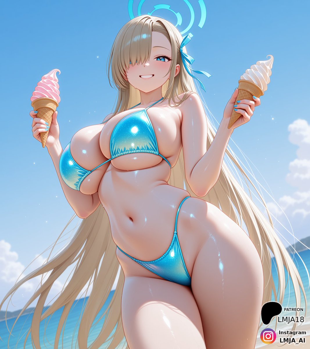 LMJArtworks's tweet photo. Got time for an ice cream?
Full ice cream set over on the Patreon 😏
#aiart #animeart #animescenes #fanart #aiイラスト #tifa #finalfantasy7 #nikke #Genshinlmpactt #genshinimpact #bluearchive https://t.co/6IVSOSsqit
