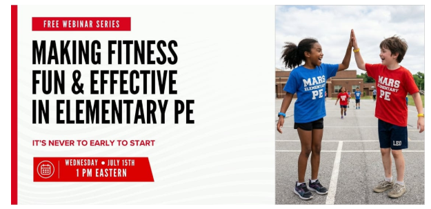 pe4everykid's tweet photo. Join @PLT4M for a free webinar! Even if you can't make it, register so you can access the slides/recording at your convenience. https://t.co/YVxJqVhFub #physed #fitness #elementarype https://t.co/Djc5JGsF5N