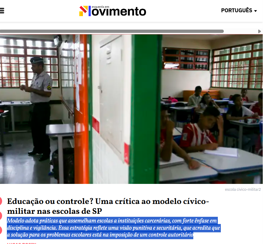 Luccas1964's tweet photo. @leolinshumor Por que será que a ESQUERDALHA ODEIA tanto as ESCOLAS MILITARES ???? https://t.co/9ou0qMhEgY