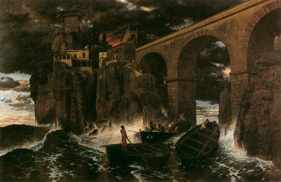 ArnoldBocklin's tweet photo. Attack by Pirates #artbots #bocklin https://t.co/UE75URXVlg