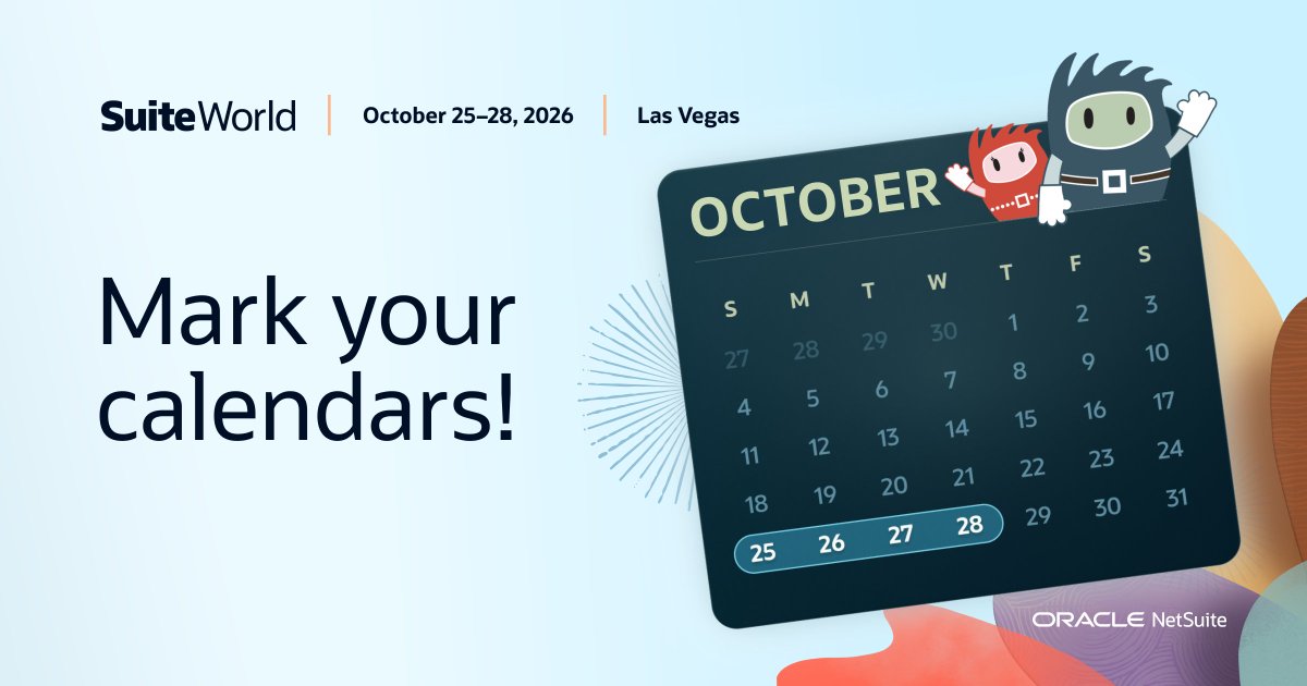 guia0628's tweet photo. Ready for more learning, more networking, and more @NetSuite? #SuiteWorld registration is open—secure your spot today. https://t.co/KAniS1FmuS https://t.co/jj4FqYCgAr