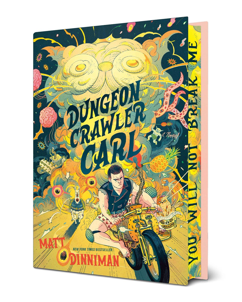morgangaynin's tweet photo. Victo Ngai was commissioned to illustrate the cover art, endpapers and slipcase for the Deluxe Edition of Dungeon Crawler Carl, the first in Matt Dinniman’s hit science–fantasy LitRPG series.

See more here: 
https://t.co/1NPgG25Wlc https://t.co/bquY0wUhH9