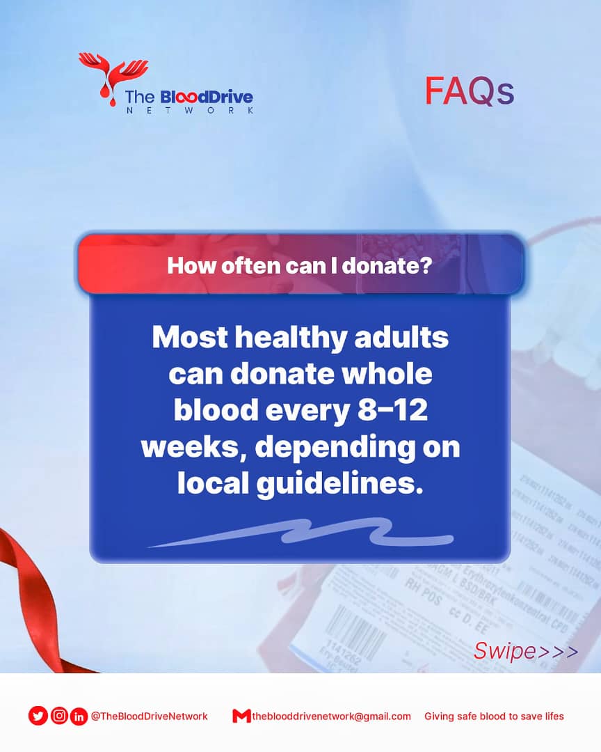 TheBlooddrive's tweet photo. Save lives ❤️🩸
#blooddonation #tbdn #healthydonation #FAQs https://t.co/Rofe8Mf0nQ