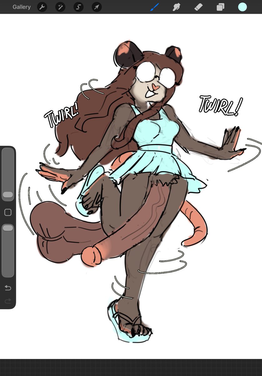 oogabutt's tweet photo. Wanted to sketch @/girlposs.hyper.wang over on blsky:3 https://t.co/9SUz9bd42x