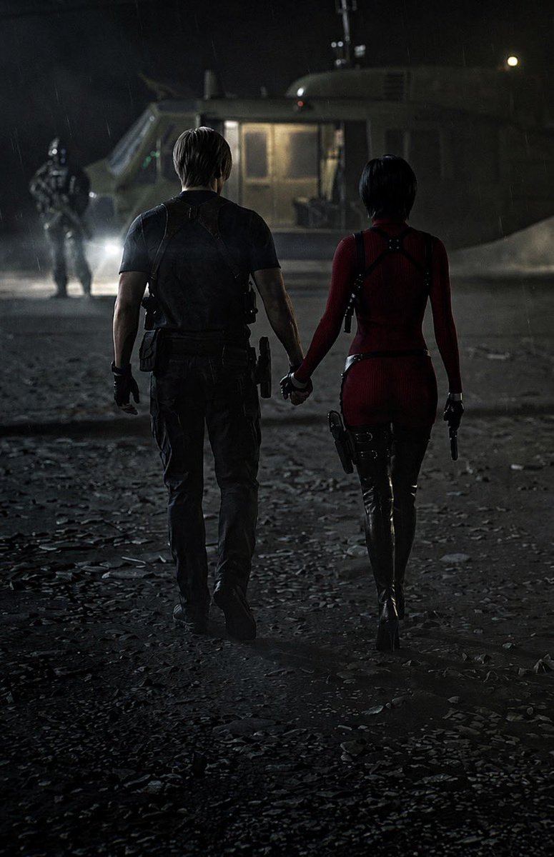 ICE_COLD_x's tweet photo. Your favourite couple #aeon #leonkennedy #adawong https://t.co/2FynJGJiZt