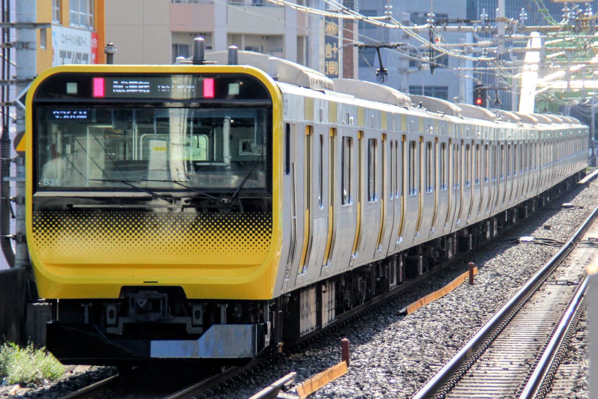 KU_SAJIRO's tweet photo. 2026/7/10
E235系　B31編成
性能確認試運転 https://t.co/AXfxcHDpeR