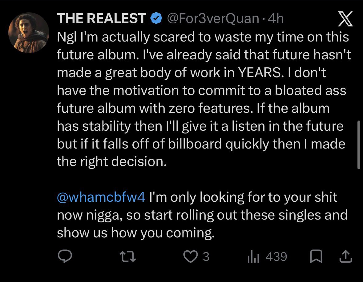 baehelp40's tweet photo. @HipHopStatsHQ @For3verQuan Same person defending future btw https://t.co/6VFKKaHx3B