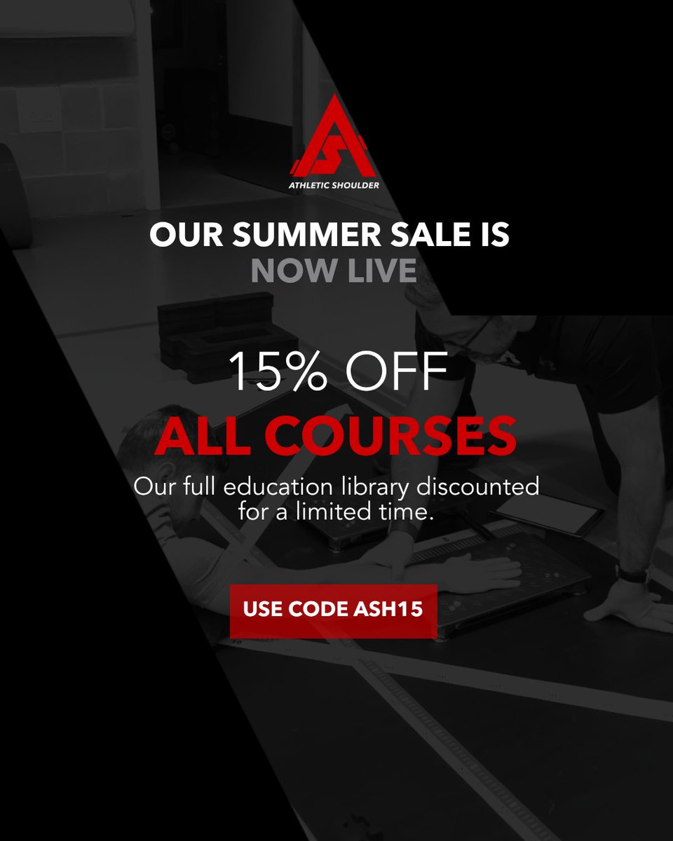 AthleteShoulder's tweet photo. No more guesswork. Just a proven system you can apply anywhere from the clinic to the weight room.
๐ฅ Get 15% off with code ASH15 at checkout.
๐ https://t.co/GEl1FnPHXW
#ShoulderTraining #SportsPhysio #StrengthAndConditioning #AthleteRehab #ShoulderRehab https://t.co/CYzZ1aXnCs