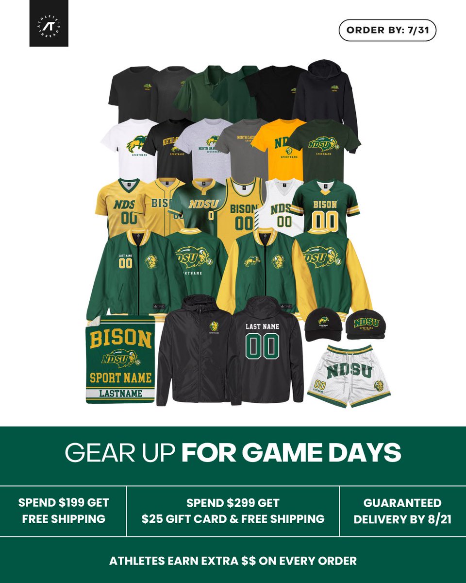 NDSU OFFICIAL GEAR tweet media