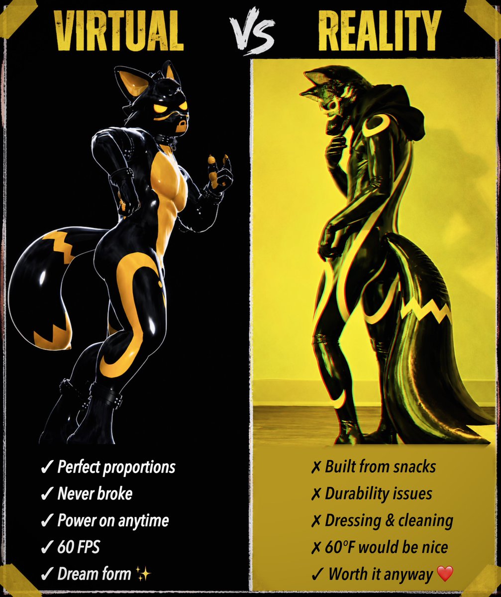 Qutiefox's tweet photo. Comparison https://t.co/qaCCrRiHhm