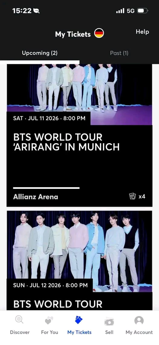 ruby_njogu's tweet photo. ISO WTB WTT 
TRADE
MUNICH BTS JULY 11&amp;12

Have:  4 aisle seating for Munich D1&amp;D2 , Section 122 
Want: VIP Soundcheck Standing, or GA. GD 
DM 
 
#875tickets @875tickets #arirangmunich #BTS_ARİRANG #875tickettrade #btsmunchen 
#BTS_ARİRANG_MUNICH https://t.co/JFcOt9enKn