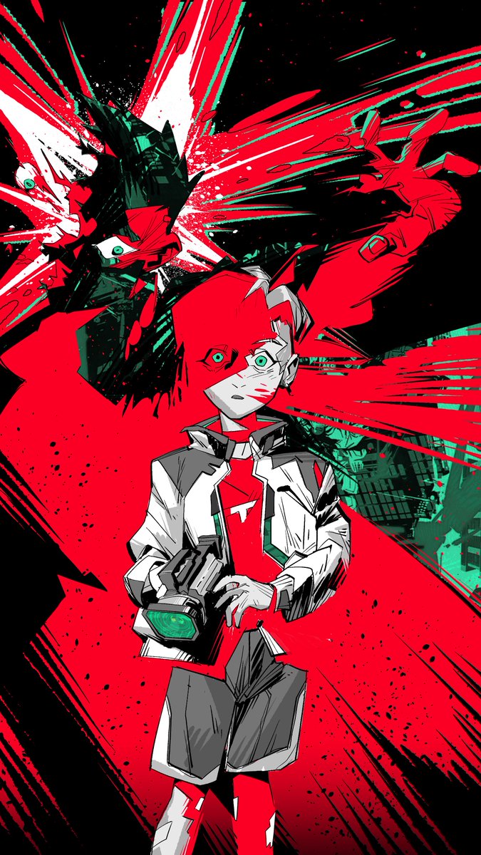 CivyYapper's tweet photo. Placing these 4 together. I made an edit on the Talia piece so they all have matching colors! 
from Cyberpunk Edgerunners 2 #edgerunners https://t.co/A7RaWXC0TE