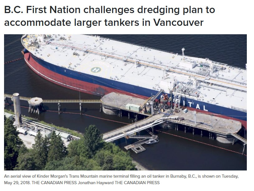 KerryLynneFindl's tweet photo. An indigenous community just launched a legal challenge on dredging that allows large tankers to fully load at the Port of Vancouver

Through DRIPA &amp; anti-development laws, David Eby is forcing an embargo on building energy capacity in BC

The NDP economic blockade continues https://t.co/pxS3Ud9Ty4