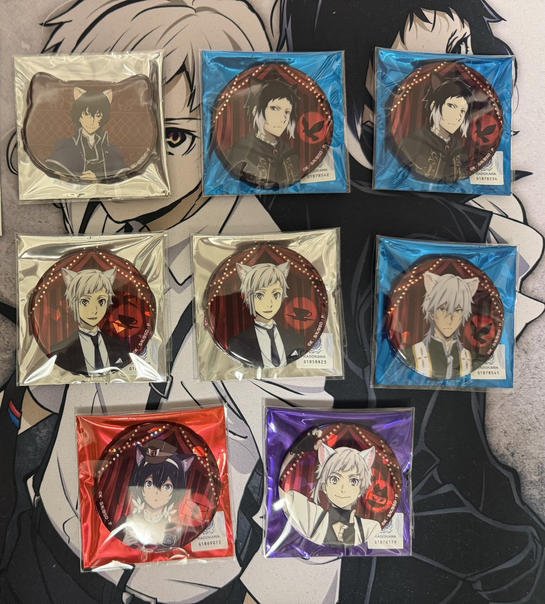 交換 譲渡】文スト 文豪ストレイドッグス ナンジャタウン 缶バッジ 譲 