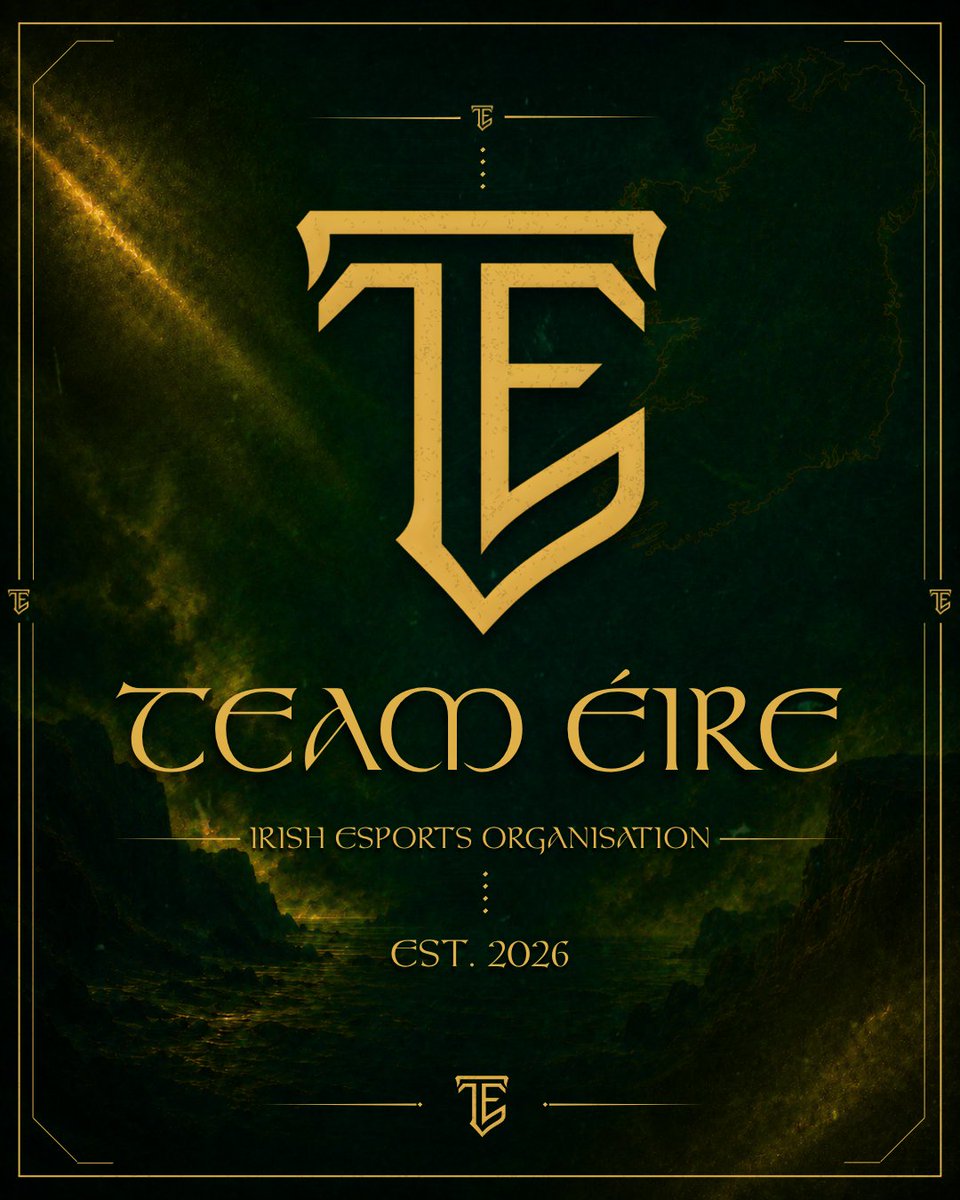 TeamEire_'s tweet photo. 🟢Introducing Team Éire.

A new Irish esports organisation created to represent Irish talent in amateur esports.

Our aim is simple: build a platform for Irish players, teams, and stories to be seen.

Player announcements coming soon. 🇮🇪 https://t.co/RM0nV4PBDq