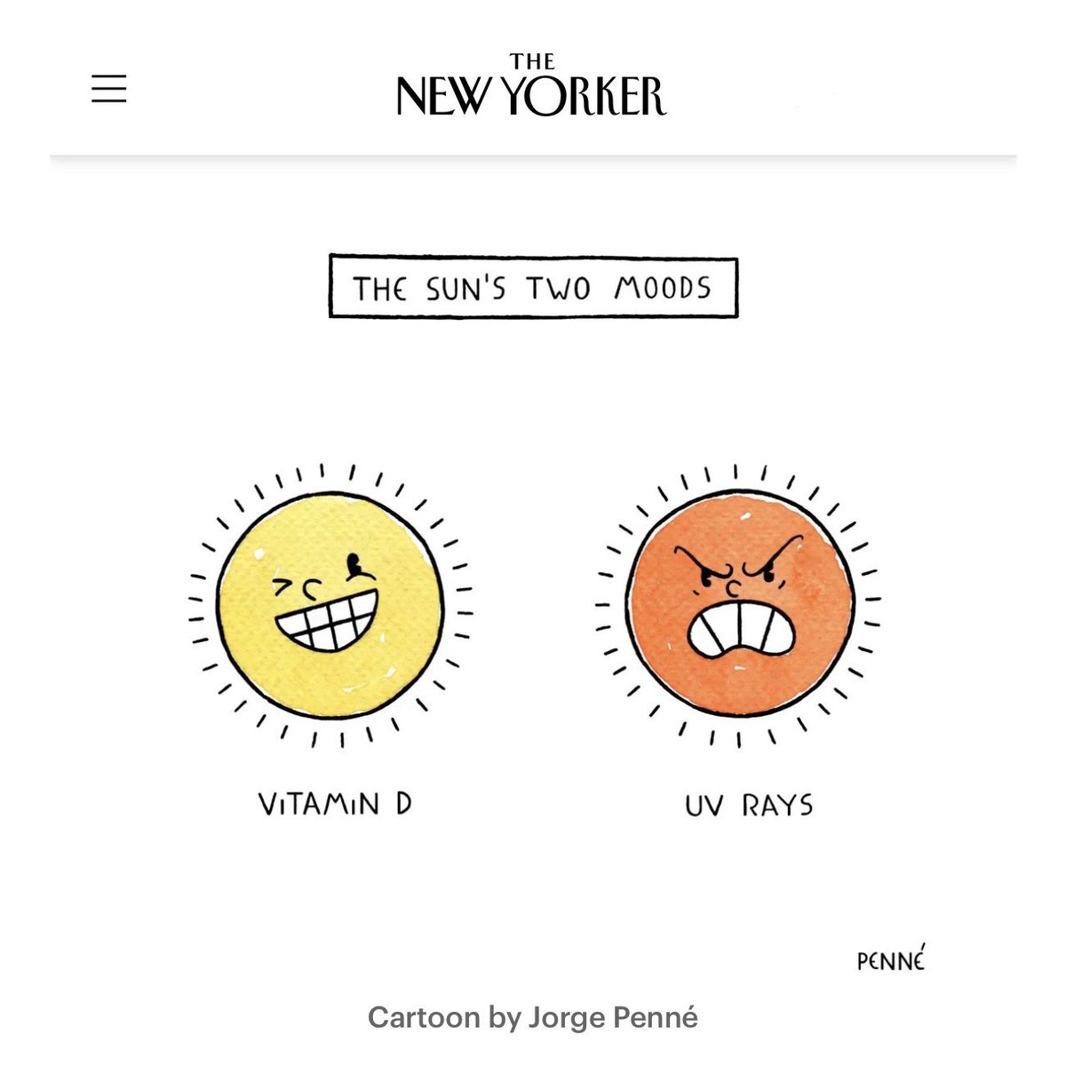 Perrovagabundo's tweet photo. Mi cartón de hoy en @NewYorker. ☀️ https://t.co/qwzKzUOUqK