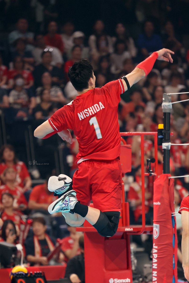 Iko0819's tweet photo. 📸2026.7.10
日本代表 vs カナダ代表
@沖縄サントリーアリーナ

#西田有志 選手
#バレーボール男子日本代表 https://t.co/LZKADMeYtD