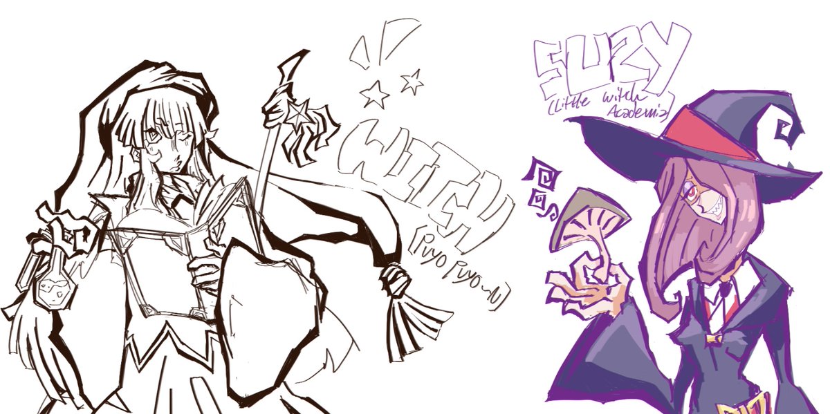 Lyvader_'s tweet photo. 7 • 2 • 2026 sketches of witches https://t.co/4QInilboAi