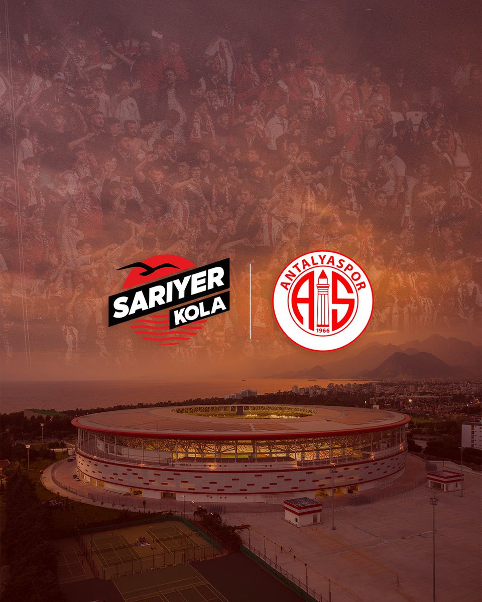 sariyericecek's tweet photo. Sarıyer Kola olarak, 2026-2027 sezonunda @Antalyaspor ’un resmi içecek sponsoru olmaktan gurur duyuyoruz.

Kırmızı-beyazlı camianın yanında yer alacak, sezon boyunca Antalyaspor’a ve taraftarlarına destek vereceğiz.

Bu değerli iş birliğinin Antalyaspor camiasına hayırlı olmasını diler, kulübümüze başarılı bir sezon temenni ederiz.