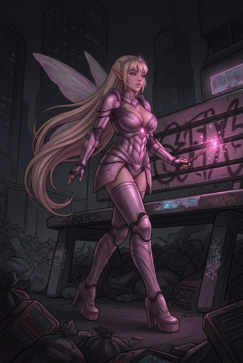Alaryn_Heart's tweet photo. QT your #FaeFriday !
Pippa explores a nearby city. No people. No carriages. No animals. The city is dark and frightening. Trash is everywhere. What happened to everyone? She carefully steps through the dark world of giants looking for answers, her magic wand lighting the way. https://t.co/S2zArfnvcd